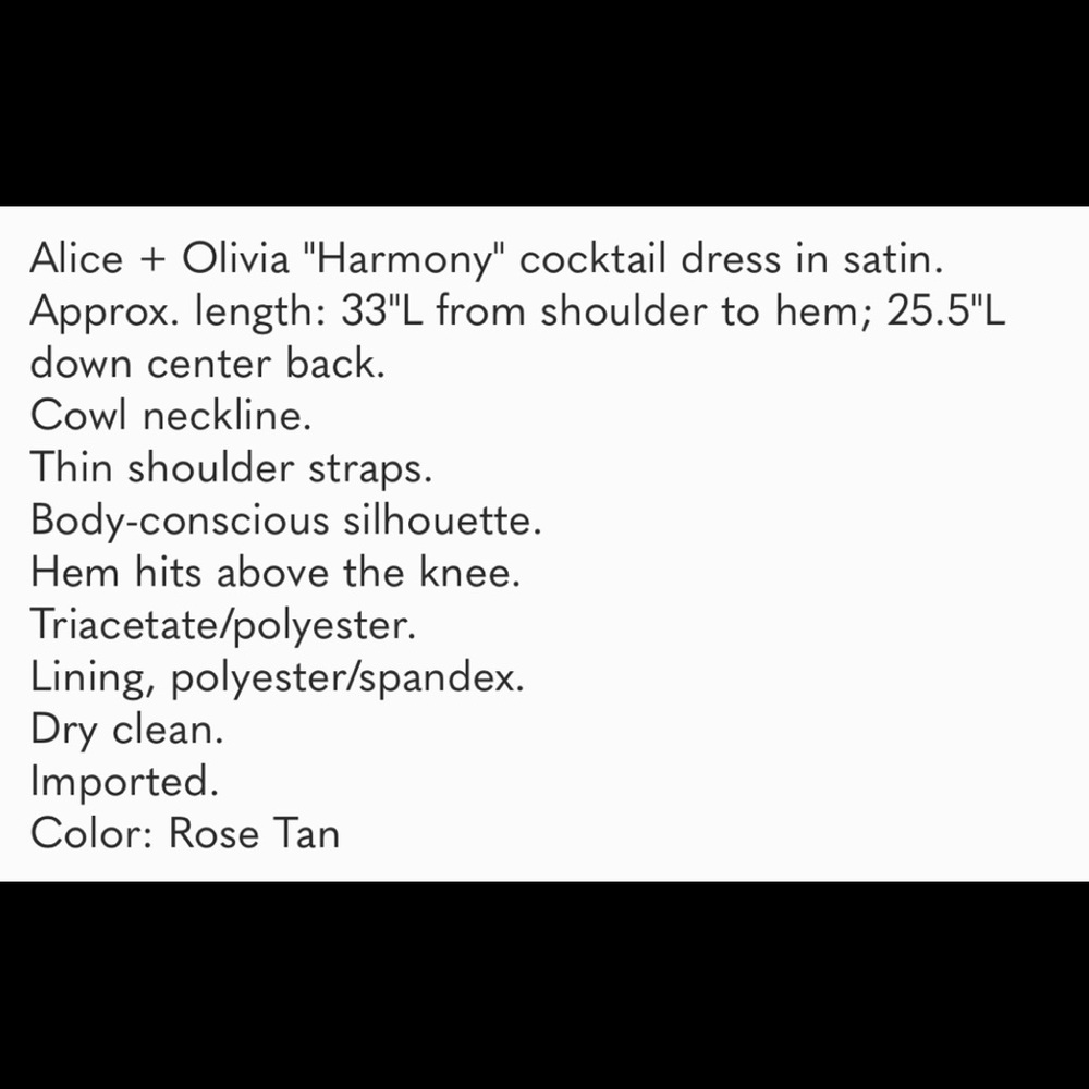 Sold 🆕ALICE + OLIVIA Harmony Roseslip dress Sz 10 - Picture 16 of 16